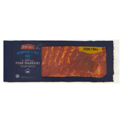 Swift Memphis Style BBQ Seasoned St. Louis Style Pork Spareribs