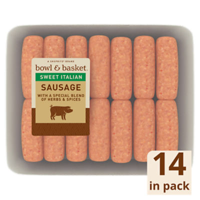 Bowl & Basket Sweet Italian Sausage, 2.5-3 LB, 2.5 Pound