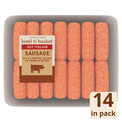 Shady Brook Farms Hot Italian Lean Turkey Sausage, 6 count, 20 oz