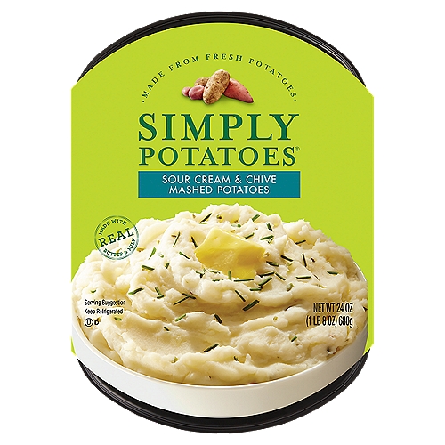 We use fresh, never frozen real potatoes and real ingredients like milk and butter. Finally, comfort food that you can feel comfortable with.