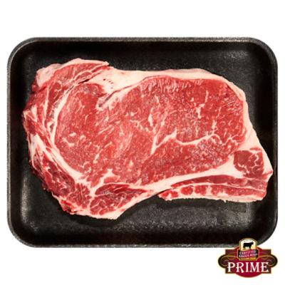 Certified Angus Prime Beef Rib Steak, Bone In, Average Weight 1 lb Pack