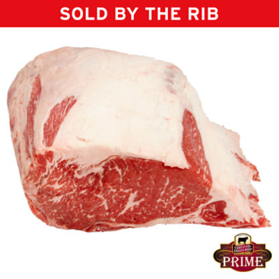 Certified Angus Prime Beef 1st Cut Rib Roast, Custom Cut, Sold by the Rib