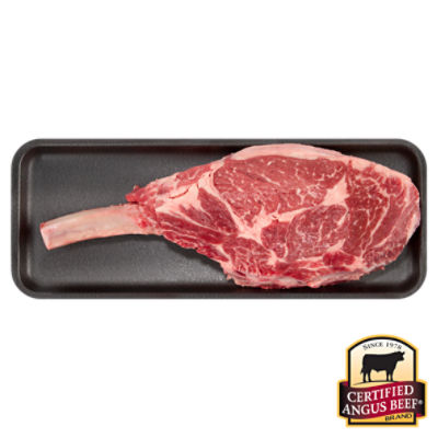 Certified Angus Beef Tomahawk Steak, Bone In, Average Weight 2.5 lb Pack