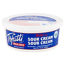 Tofutti Better Than Sour Cream Milk Free Sour Cream, 12 oz