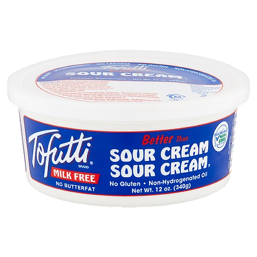 Tofutti Better Than Sour Cream Milk Free Sour Cream, 12 oz
Imitation Sour Cream
