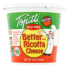 Tofutti Better Than Ricotta Cheese, 16 Ounce