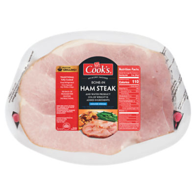 Cook's Bone-In Ham Steak, 1.2 pound