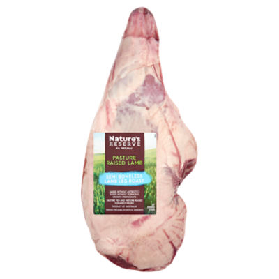 Nature's Reserve Semi Boneless Lamb Leg, 6-7 pounds, 6.7 Pound