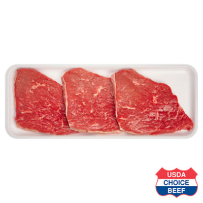 USDA Choice Beef Bottom Round Swiss Steak, Boneless, Average Weight 1.5 lb Pack