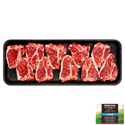 Nature's Reserve Australian Lamb Loin Chop, thin sliced