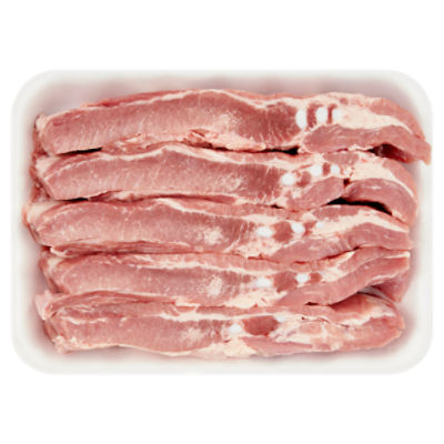 Fresh Pork Spare Rib, Sliced, Average Weight 1.5 lb Pack