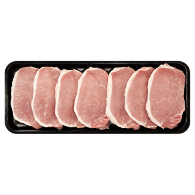 Fresh Center Cut Pork Loin, Thin Sliced, Boneless, Average Weight 1 lb Pack