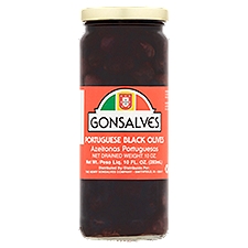 Gonsalves Portuguese Black Olives, 10 fl oz
