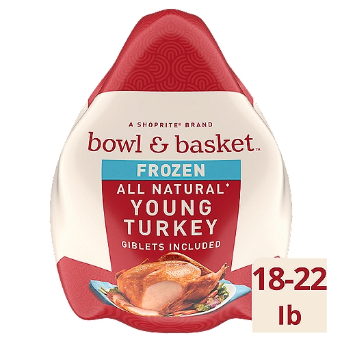 Bowl & Basket Frozen Young Turkey