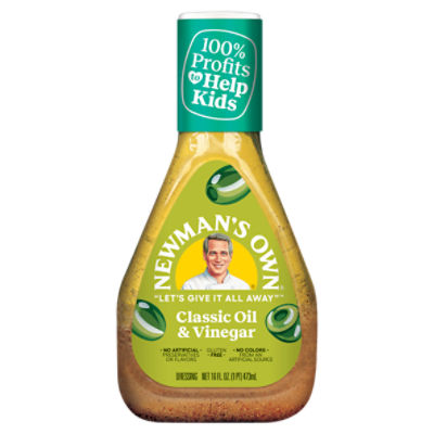 Newman's Own Classic Oil & Vinegar Dressing, 16 fl oz, 16 Fluid ounce