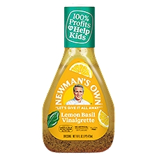 Newman's Own Lemon Basil Vinaigrette Dressing, 16 fl oz, 16 Fluid ounce
