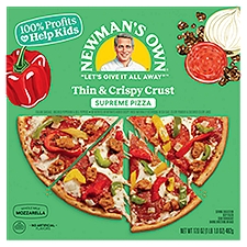 Newman's Own Thin and Crispy Crust Supreme Pizza, 17 oz