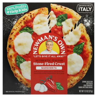 Newman's Own Margherita Stone-Fired Crust Pizza, 13.1 oz