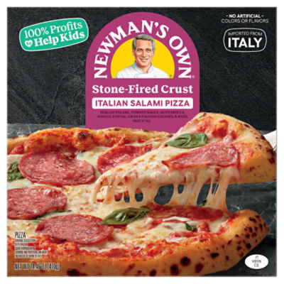 Newman's Own Stone-Fired Crust Italian Salami Pizza, 14.46 oz