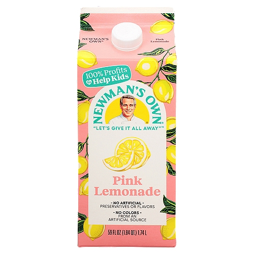 Newman's Own Pink Lemonade, 59 fl oz