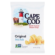 Cape Cod Original Kettle Cooked, Potato Chips, 2.5 Ounce