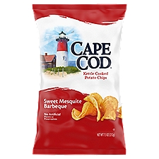 Cape Cod Potato Chips, Sweet Mesquite Barbeque Kettle Chips, 7.5 Oz