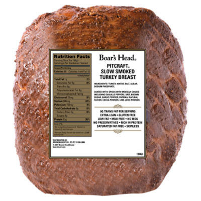 Boar's Head Pitcraft Slow Smoked Turkey Breast