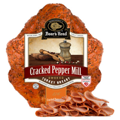 Boar's Head Cracked Pepper Mill Smoked Turkey Breast