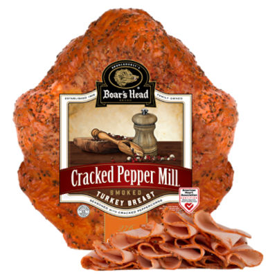 Boar's Head Cracked Pepper Mill Smoked Turkey Breast