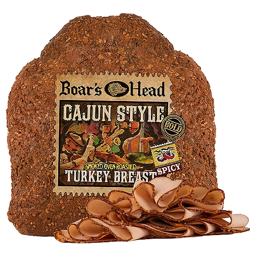 Boar's Head Cajun Style Smoked Oven Roasted Turkey Breast