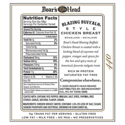 Boar's Head Blazing Buffalo Style Chicken Breast