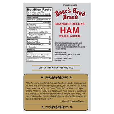 Boar's Head Branded Deluxe Ham