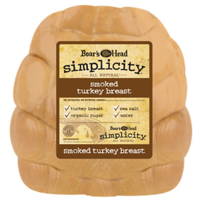 Boar's Head Simplicity All Natural Smoked Turkey Breast