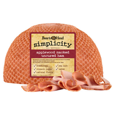 Boar's Head Simplicity All Natural Applewood Smoked Uncured Ham