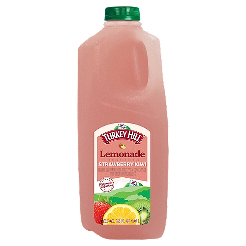 Turkey Hill Strawberry Kiwi Lemonade, half gal