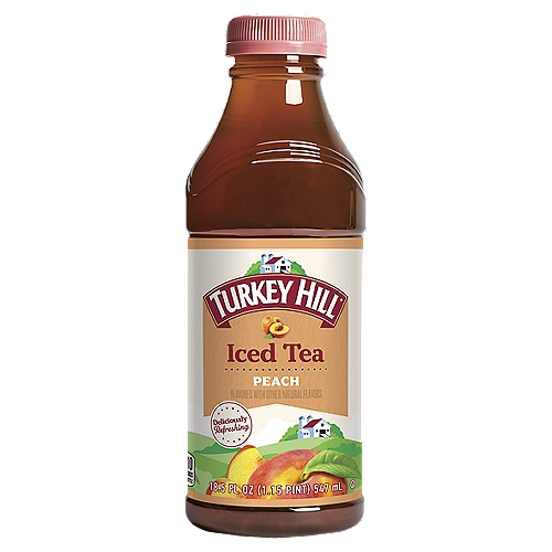 Turkey Hill Peach Iced Tea, 18.5 fl oz