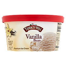 Turkey Hill Vanilla Bean, Premium Ice Cream, 48 Fluid ounce
