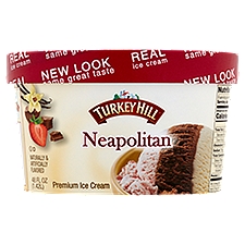 Turkey Hill Premium Ice Cream, Neapolitan, 48 Fluid ounce
