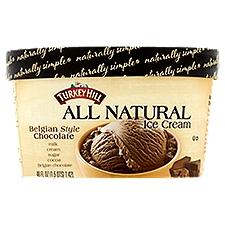 Turkey Hill All Natural Belgian Style Chocolate, Ice Cream, 48 Ounce