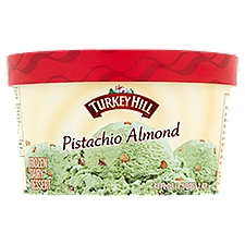 Turkey Hill Pistachio Almond, Frozen Dairy Dessert, 48 Fluid ounce