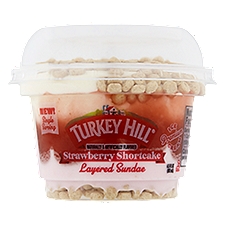 Turkey Hill Strawberry Shortcake, Layered Sundae, 6.5 Fluid ounce