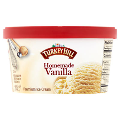 Turkey Hill Homemade Vanilla, Premium Ice Cream