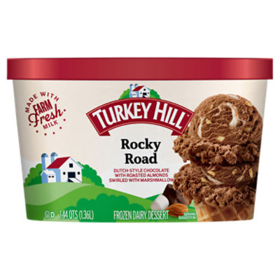 TURKEY HILL Rocky Road Frozen Dairy Dessert, 1.44 qt ShopRite