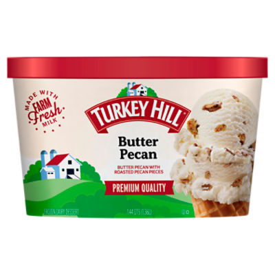 TURKEY HILL Butter Pecan Frozen Dairy Dessert, 1.44 qts, 46 Fluid ounce