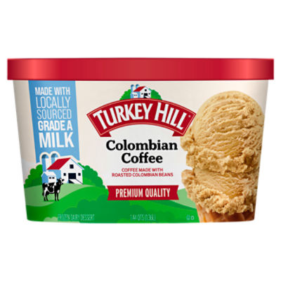 TURKEY HILL Colombian Coffee Premium Ice Cream, 1.44 qts