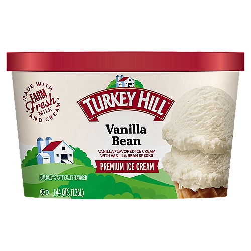 TURKEY HILL Vanilla Bean Premium Ice Cream, 1.44 qts