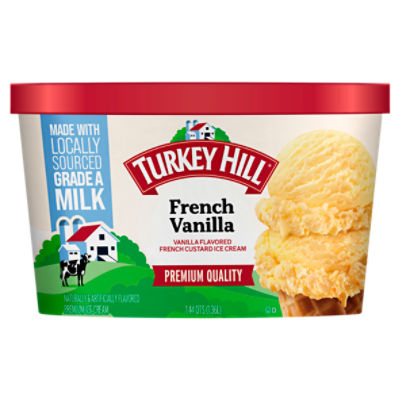 TURKEY HILL French Vanilla Premium Ice Cream, 1.44 qts - The Fresh Grocer