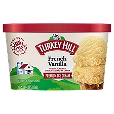 TURKEY HILL French Vanilla Premium Ice Cream, 1.44 qts, 46 Fluid ounce