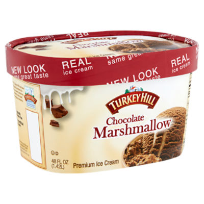 Turkey Hill Chocolate Marshmallow, Premium Ice Cream