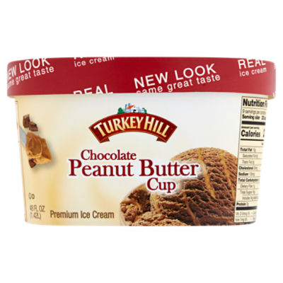 Turkey Hill Chocolate Peanut Butter Cup Premium Ice Cream 9014